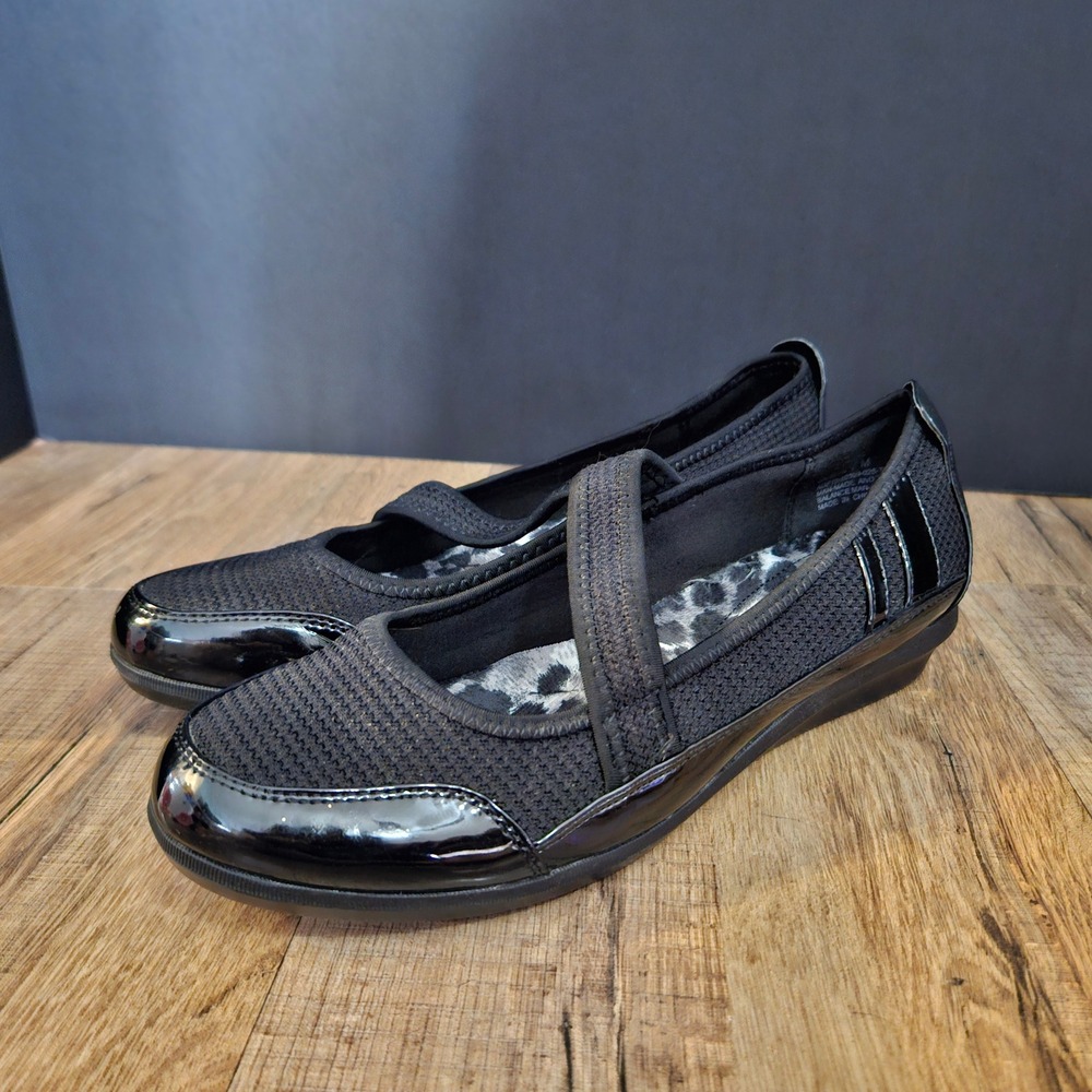 WESTYN Kim‎ Roger's Women's Black Ballet Flats Mary Jane Comfort Shoes 7M